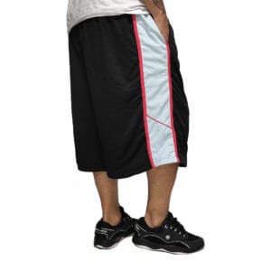 Bermuda Basquete Masculina Plus Size M10 Fire Faixa Lateral - Image 10