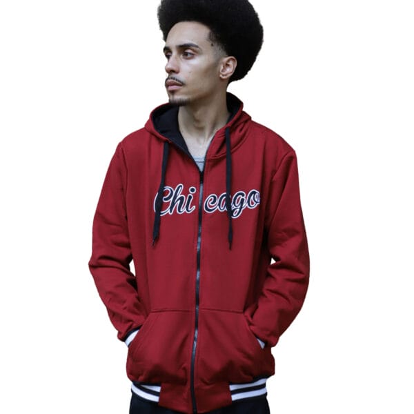 Jaqueta Moletom Masculina M10 Dunk Chicago