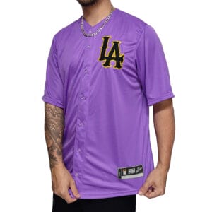 Camisa Baseball Masculina M10 Dunk LA #23 - Image 9