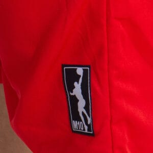 Bermuda Basquete Masculina M10 Plus Size Lisa Vermelho - Image 6