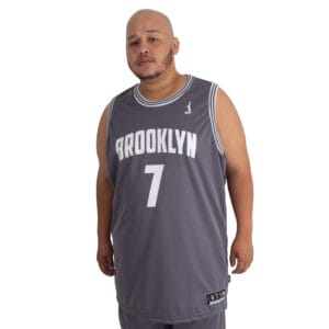 Regata Basquete Masculino Plus Size M10 Dunk Brooklyn - Image 7