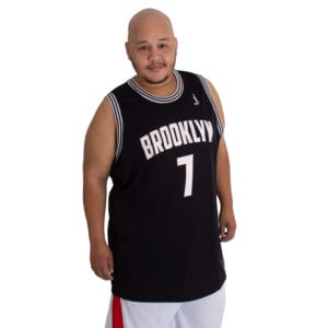 Regata Basquete Masculino Plus Size M10 Dunk Brooklyn - Image 3