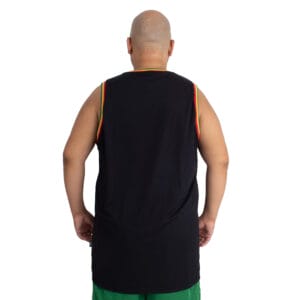 Regata Basquete Masculina Plus Size M10 Reggae Roots - Image 5