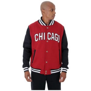 Jaqueta College Moletom Masculina M10 Hoop Chicago - Image 9
