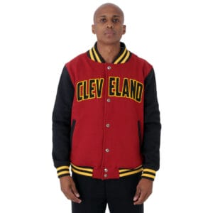 Jaqueta College Moletom Masculina M10 Hoop Cleveland - Image 6