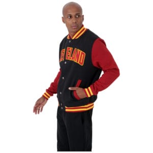 Jaqueta College Moletom Masculina M10 Hoop Cleveland - Image 3