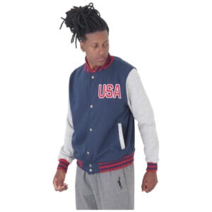 Jaqueta College Moletom Masculina M10 Hoop USA - Image 2