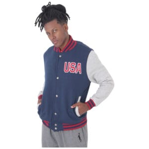 Jaqueta College Moletom Masculina M10 Hoop USA - Image 5