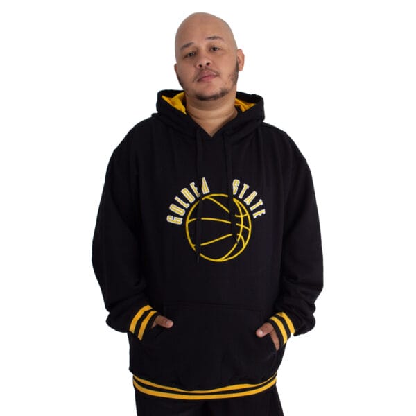 Blusa Moletom Masculina Plus Size M10 Dunk Golden State