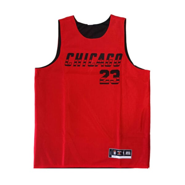 Regata Basquete Masculina M10 Chicago Furadinha Reversível
