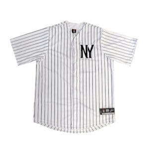 Camisa Baseball Masculina M10 Classic NY Listrado - Image 5