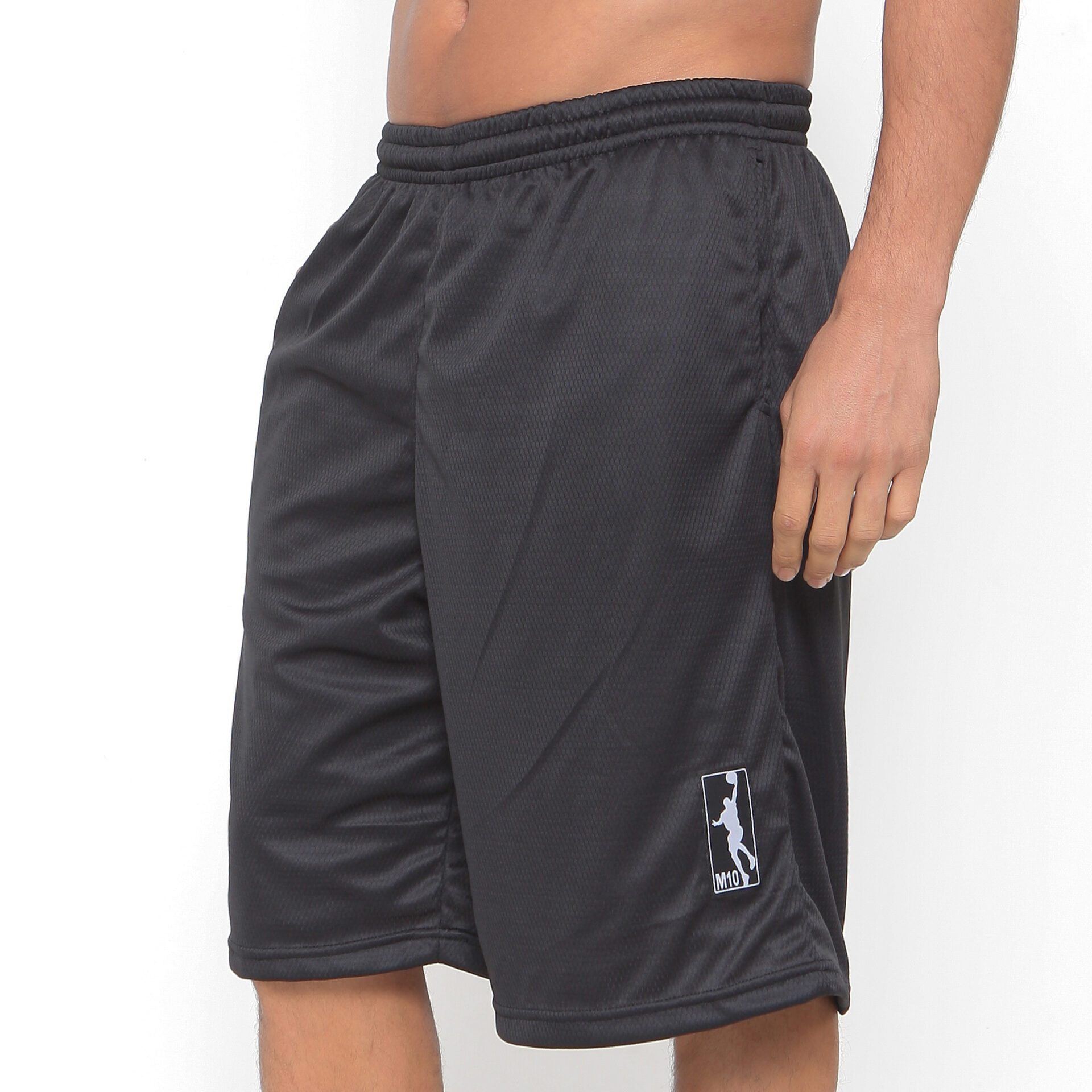 Bermuda Basquete Masculina M10 Classic Básica Hex-Dry