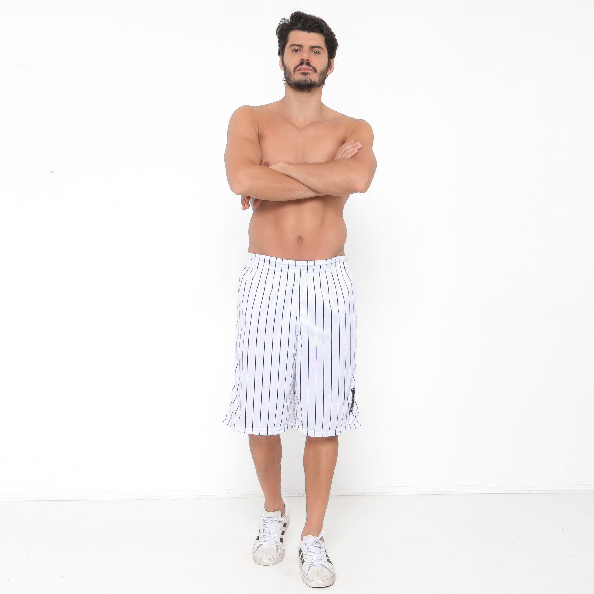 Bermuda Basquete Masculina M10 Classic Listrada Aero-Dry - Imagem 3