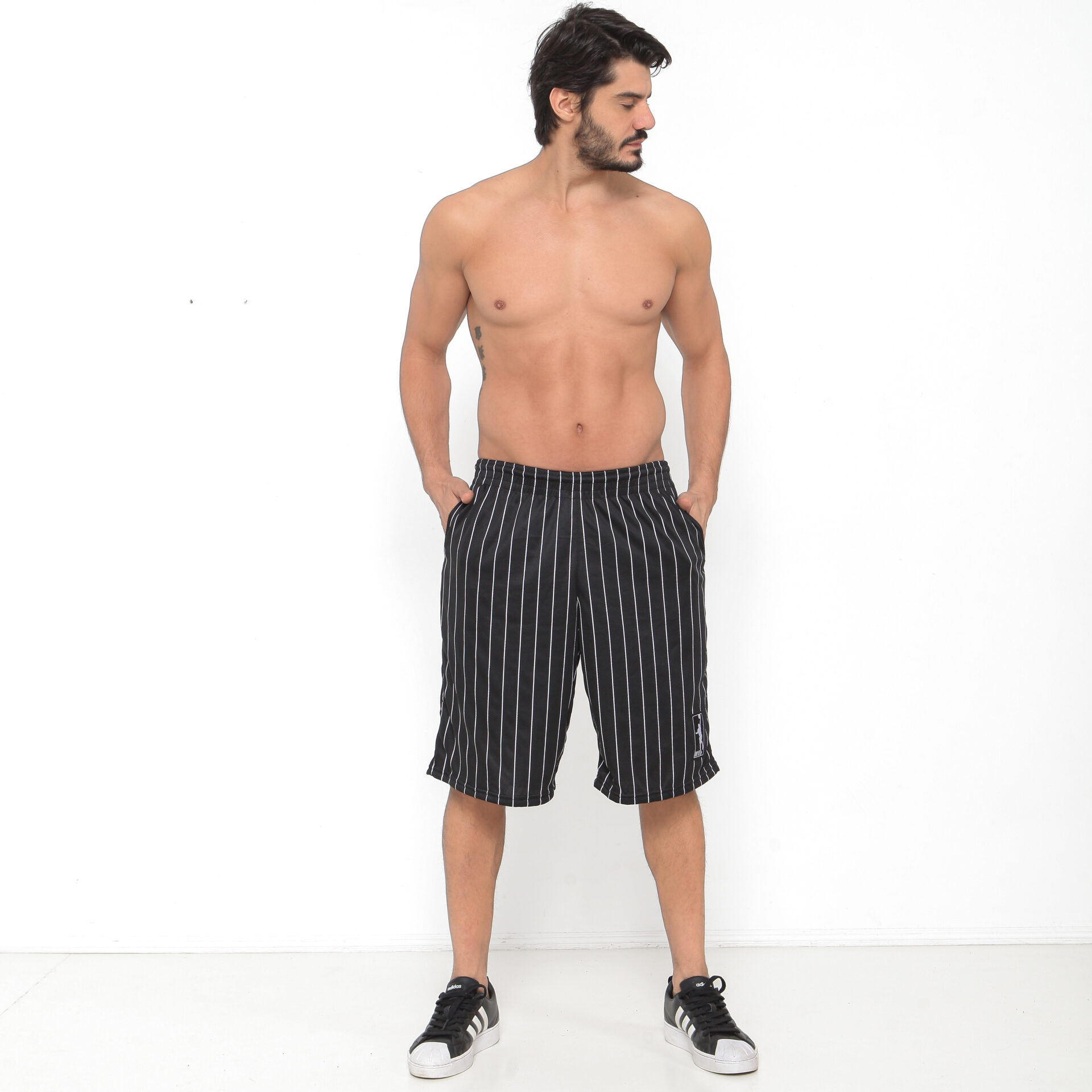 Bermuda Basquete Masculina M10 Classic Listrada Aero-Dry - Imagem 8