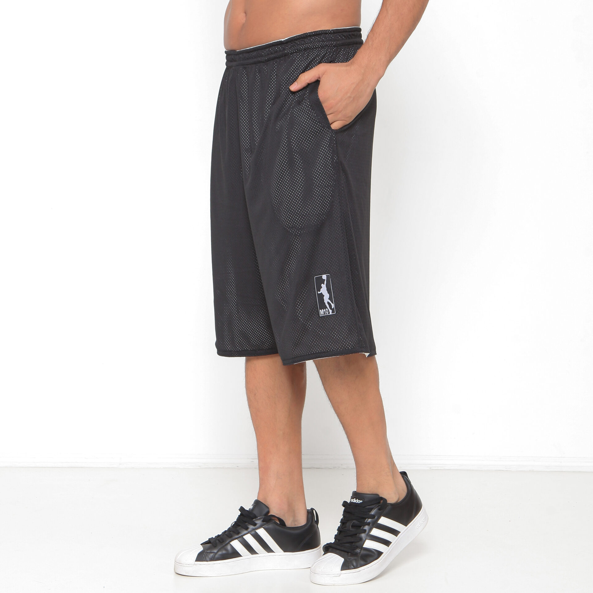 Bermuda Basquete Masculina M10 Classic Reversivel Pro-Mesh - Imagem 3