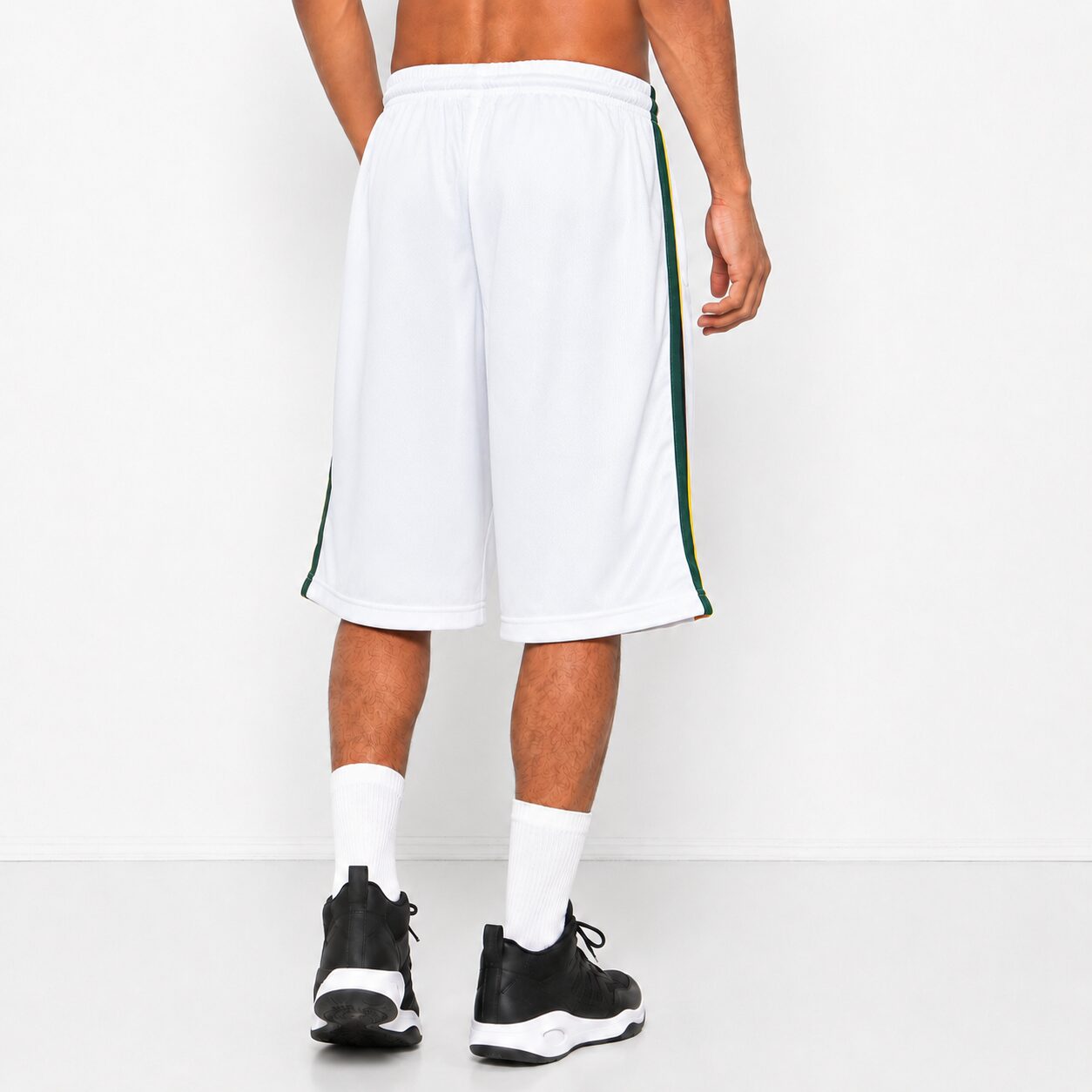 Bermuda Basquete Masculina M10 Classic Listras Reggae Aero-Dry - Imagem 2