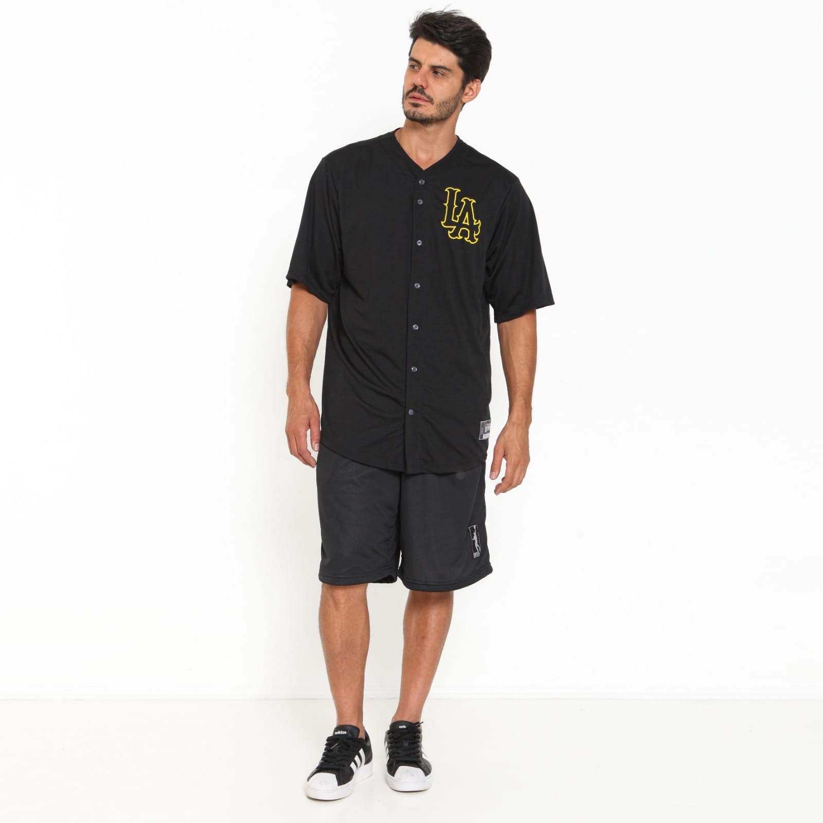 Camisa Baseball Masculina M10 Classic LA - Imagem 5