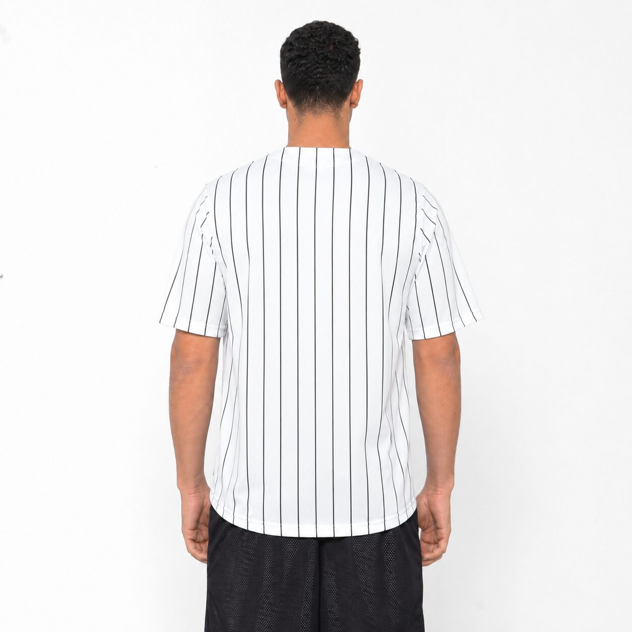 Camisa Baseball Masculina M10 Classic NY Listrado Liso-Heavy - Imagem 2