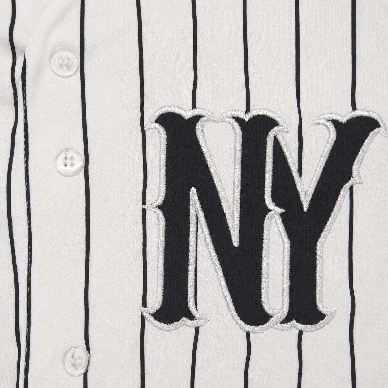 Camisa Baseball Masculina M10 Classic NY Listrado Liso-Heavy - Imagem 3