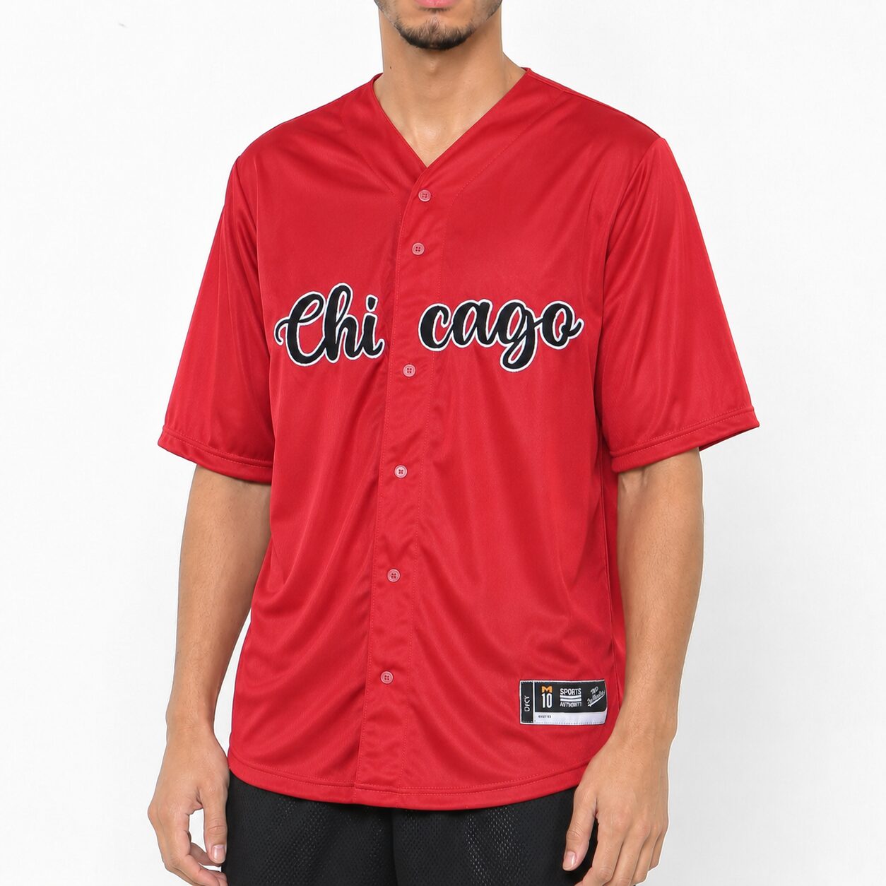 Camisa Baseball Masculina M10 Classic Chicago Liso-Heavy