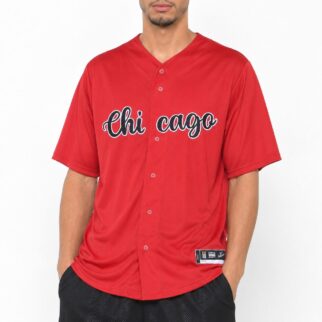 Camisa Baseball Masculina M10 Classic Chicago Liso-Light