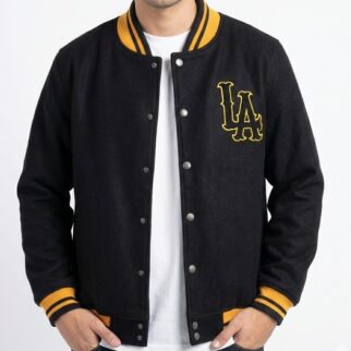 Jaqueta College Moletom Masculina M10 Hoop LA Alt3