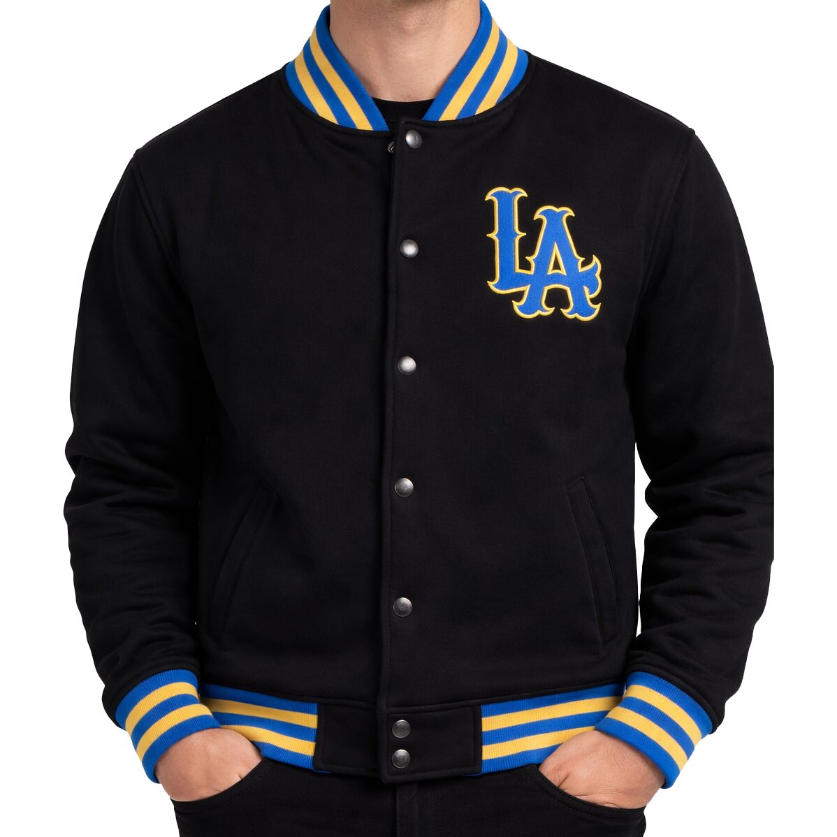 Jaqueta College Moletom Masculina M10 Hoop LA Alt8