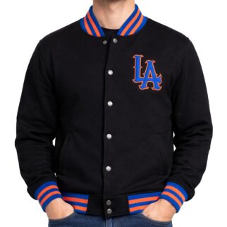 Jaqueta College Moletom Masculina M10 Hoop LA Alt9