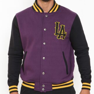 Jaqueta College Moletom Masculina M10 Hoop LA
