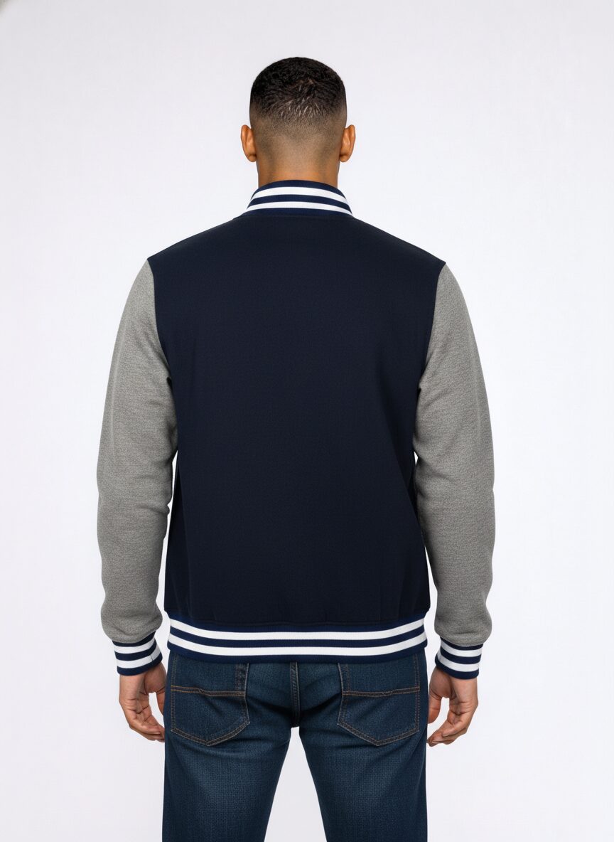 Jaqueta College Moletom Masculina M10 Hoop NY Dark - Imagem 2