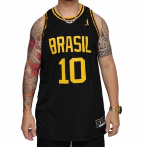 Regata Basquete Masculina M10 Classic Brasil - Image 5