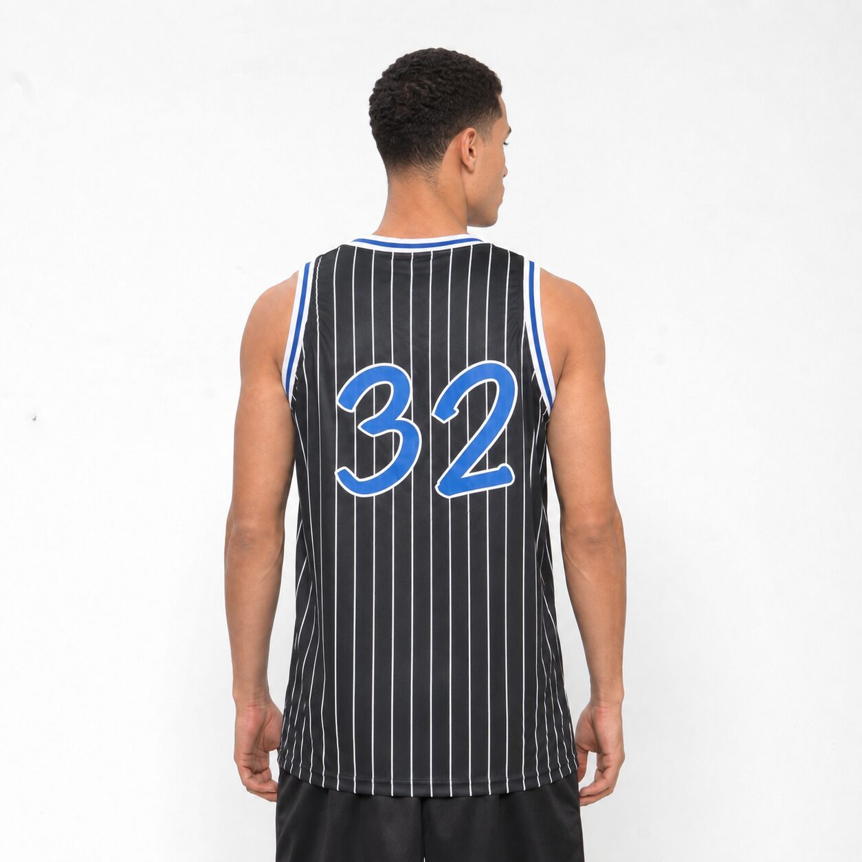Regata Basquete Masculina M10 Classic Orlando Listrada 32 Liso-Light - Imagem 2