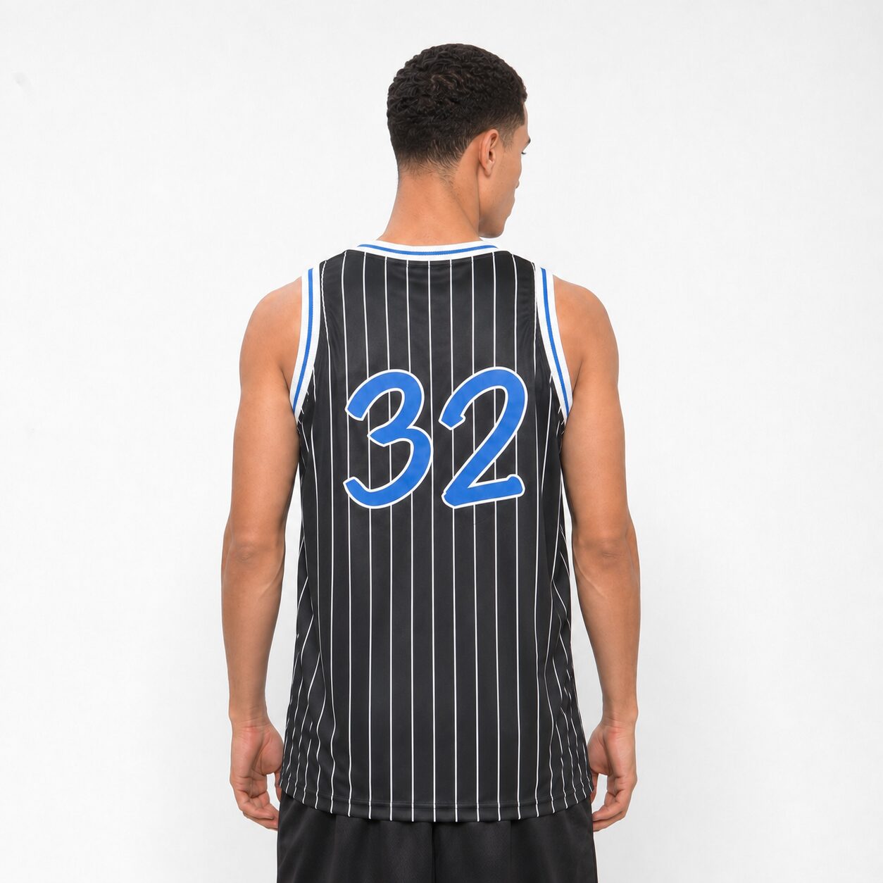 Regata Basquete Masculina M10 Classic Orlando Listrada 32 Liso-Light - Imagem 2