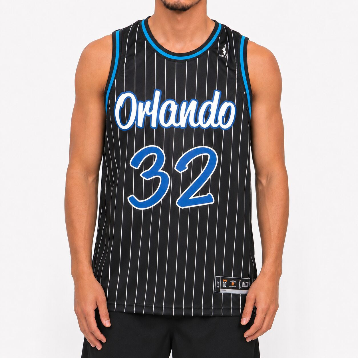 Regata Basquete Masculina M10 Classic Orlando Listrada 32 Liso-Light - Imagem 5