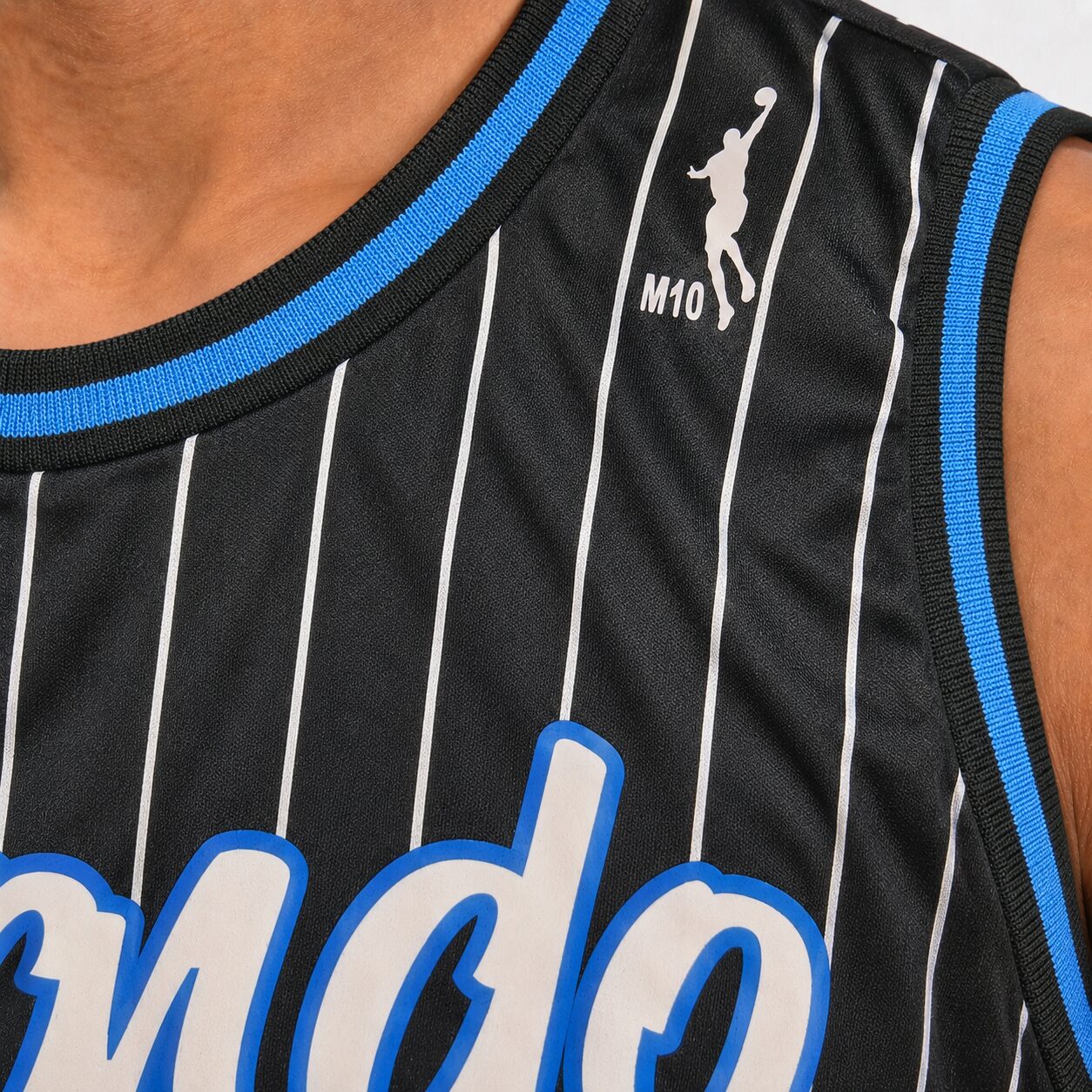Regata Basquete Masculina M10 Classic Orlando Listrada 32 Liso-Light - Imagem 6
