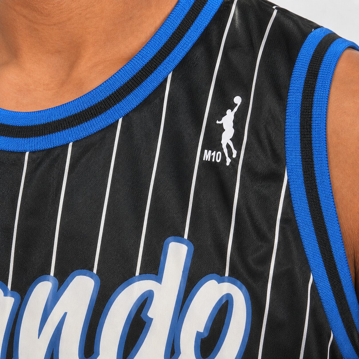 Regata Basquete Masculina M10 Classic Orlando Listrada 32 Liso-Light - Imagem 8