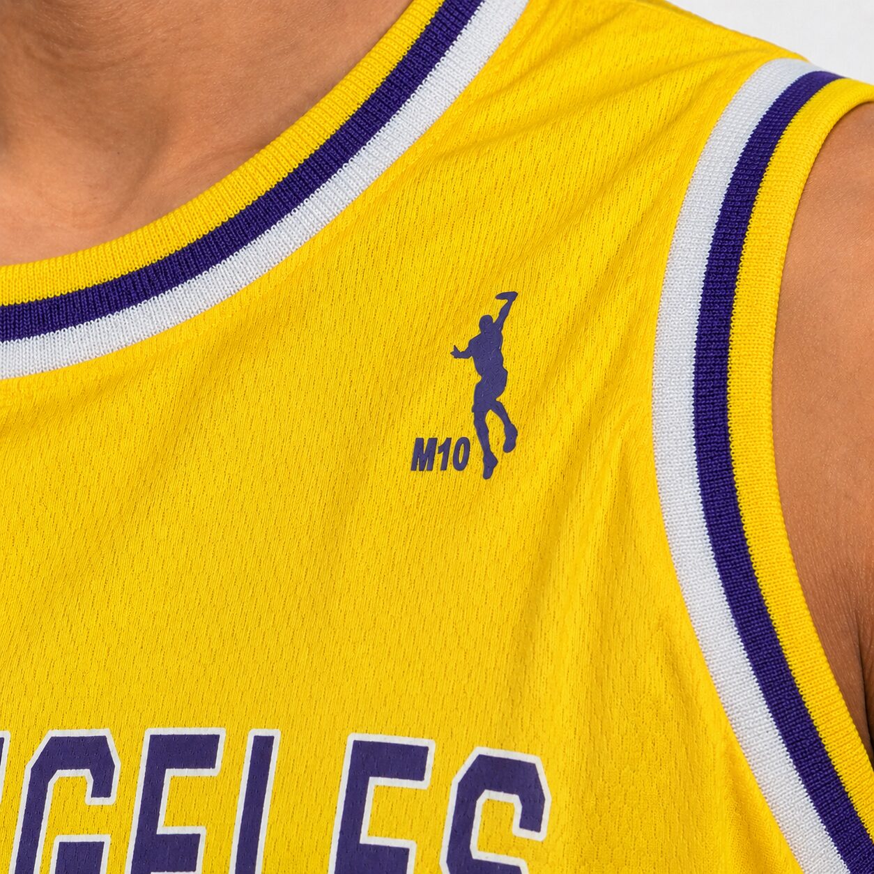 Regata Basquete Masculina M10 Classic Los Angeles 23 Hex-Dry - Imagem 3