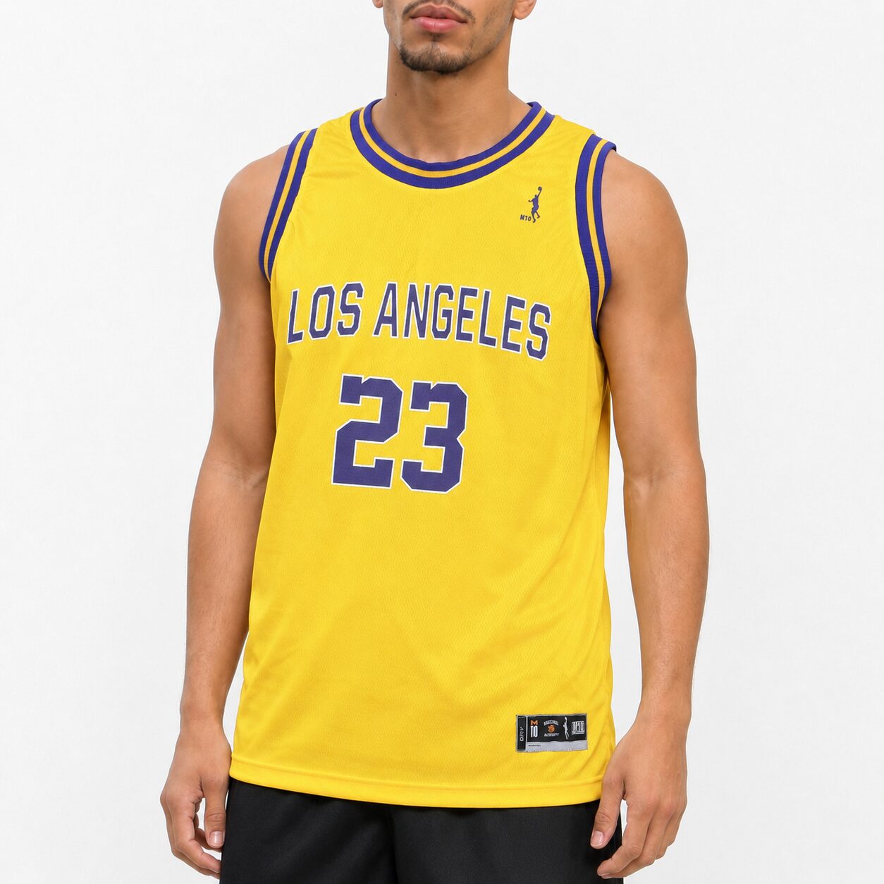 Regata Basquete Masculina M10 Classic Los Angeles 23 Hex-Dry - Imagem 5
