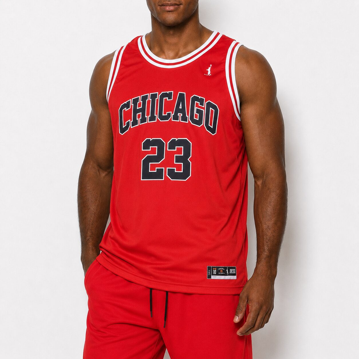 Regata Basquete Masculina M10 Classic Chicago 23 Liso-Sport