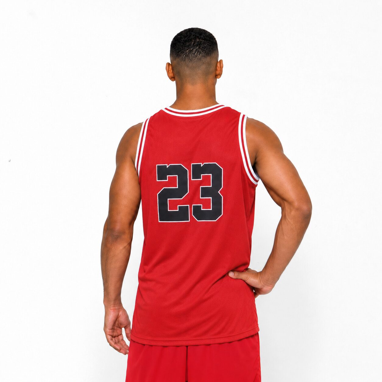 Regata Basquete Masculina M10 Classic Chicago 23 Liso-Sport - Imagem 2