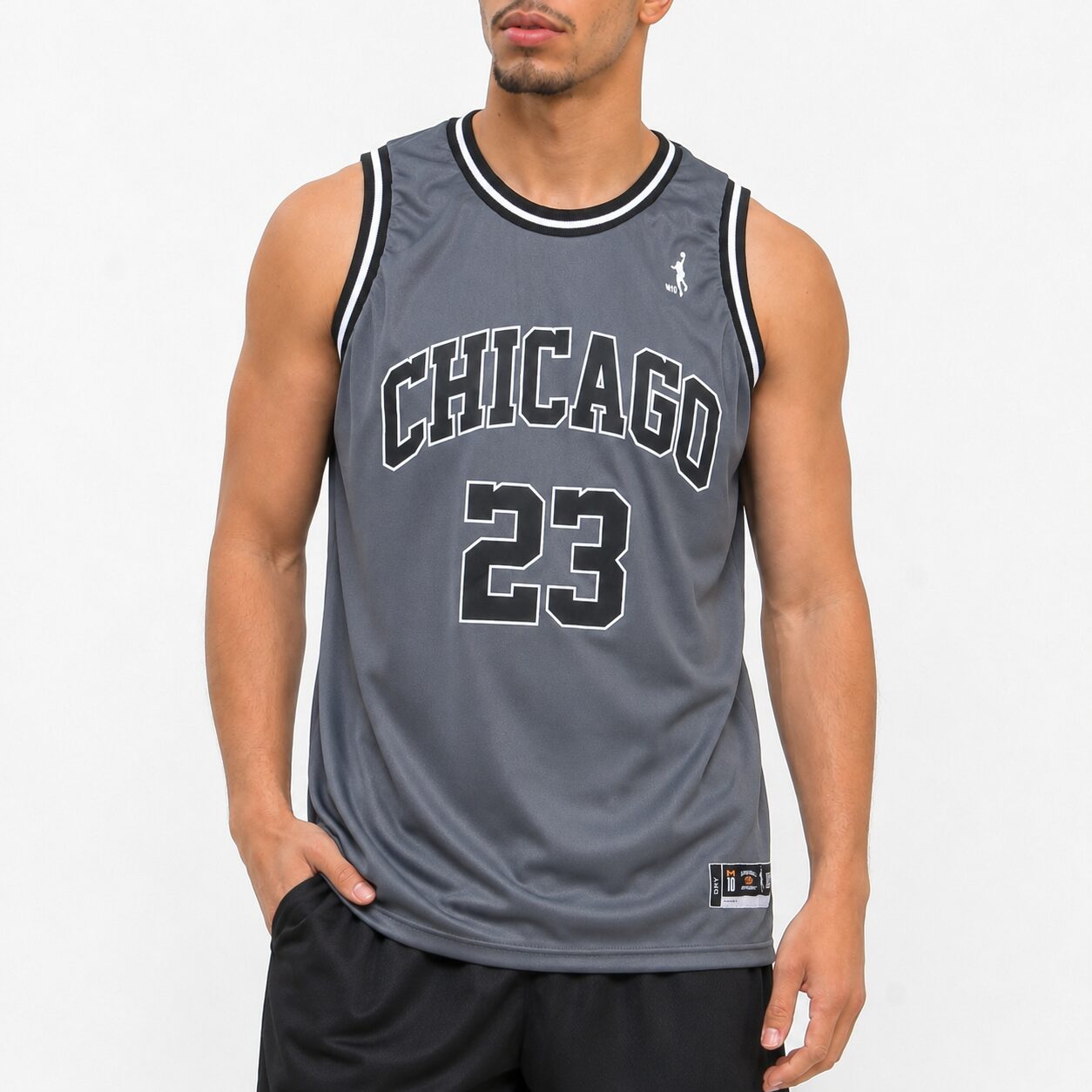 Regata Basquete Masculina M10 Classic Chicago 23 Liso-Sport