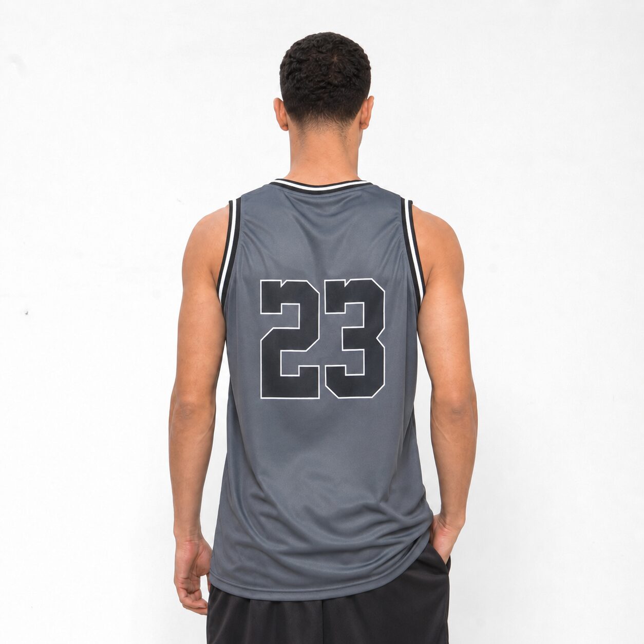 Regata Basquete Masculina M10 Classic Chicago 23 Liso-Sport - Imagem 2