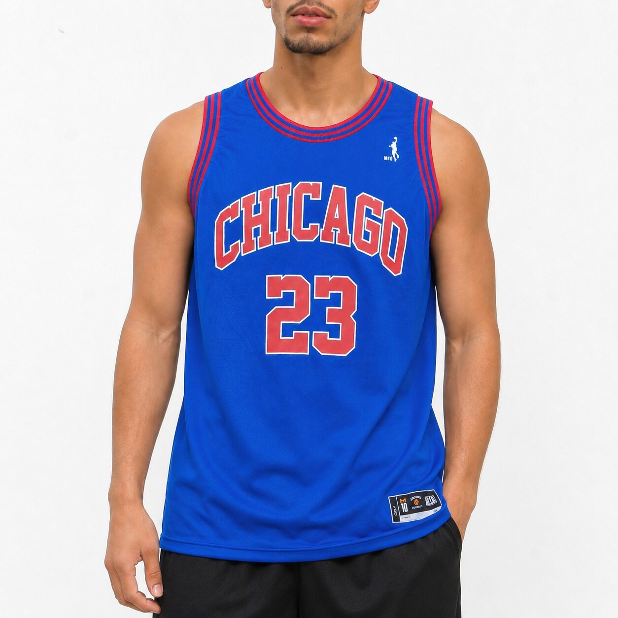 Regata Basquete Masculina M10 Classic Chicago 23 Liso-Sport