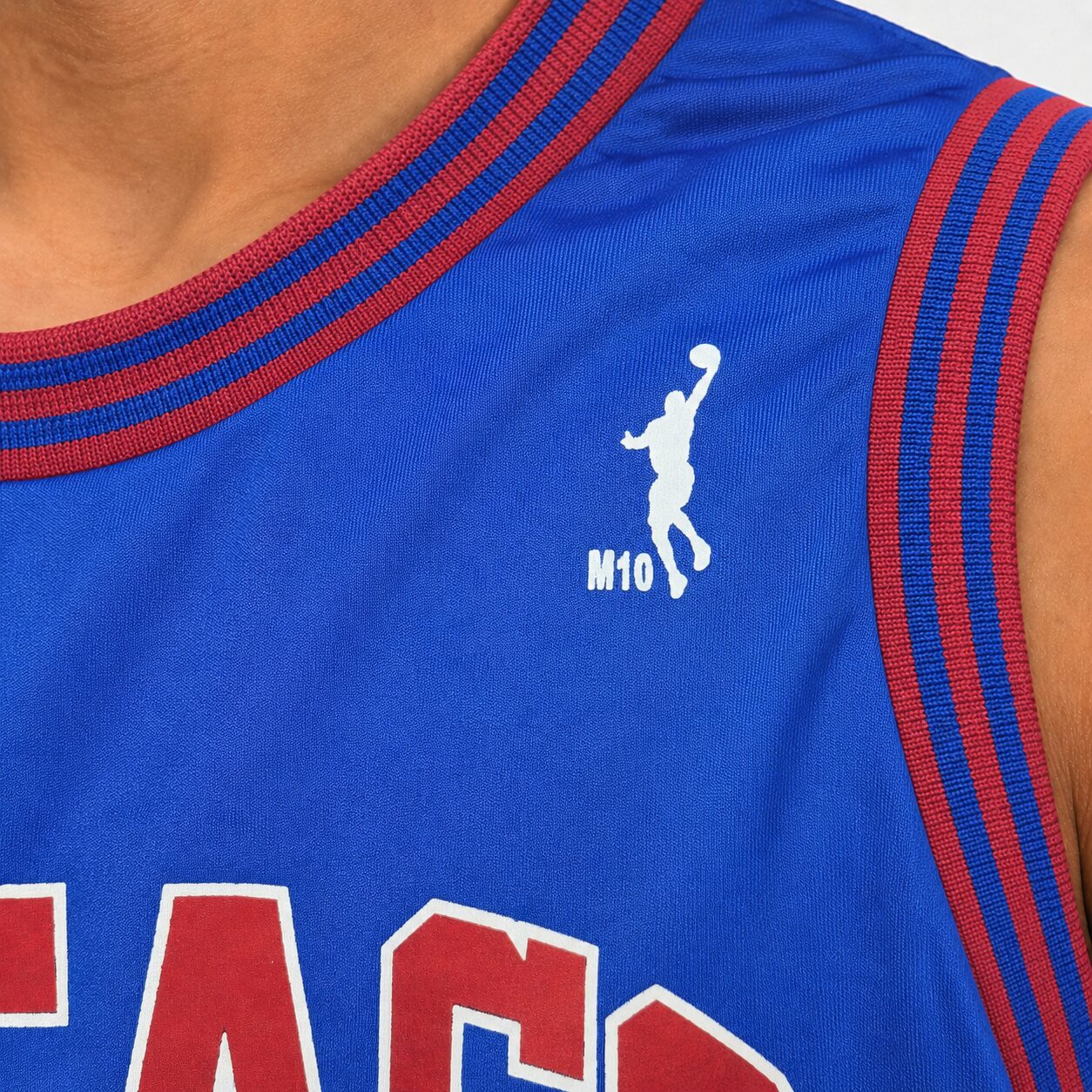 Regata Basquete Masculina M10 Classic Chicago 23 Liso-Sport - Imagem 3