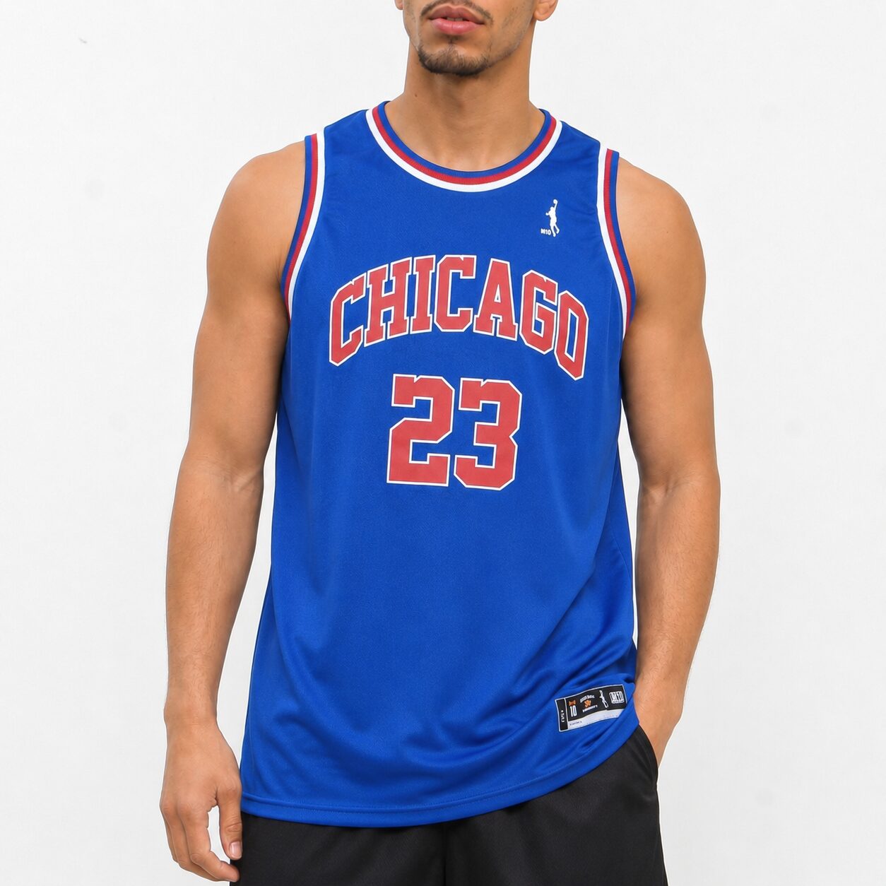 Regata Basquete Masculina M10 Classic Chicago 23 Liso-Sport - Imagem 7