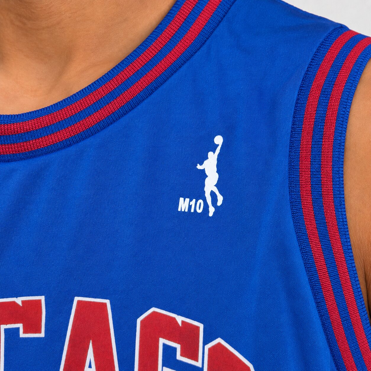 Regata Basquete Masculina M10 Classic Chicago 23 Liso-Sport - Imagem 3