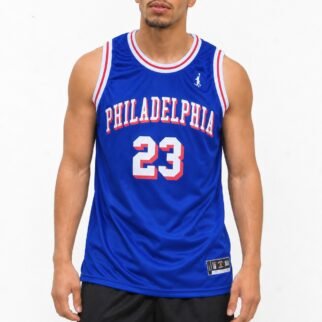 Regata Basquete Masculina M10 Classic Philadelphia 23 Liso-Light