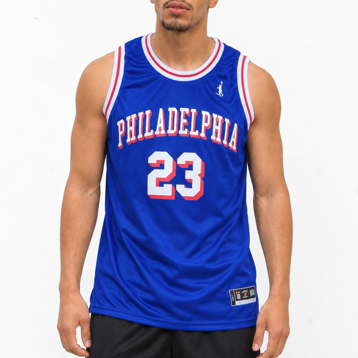 Regata Basquete Masculina M10 Classic Philadelphia 23 Liso-Light