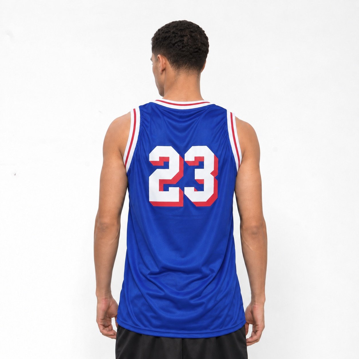 Regata Basquete Masculina M10 Classic Philadelphia 23 Liso-Light - Imagem 2