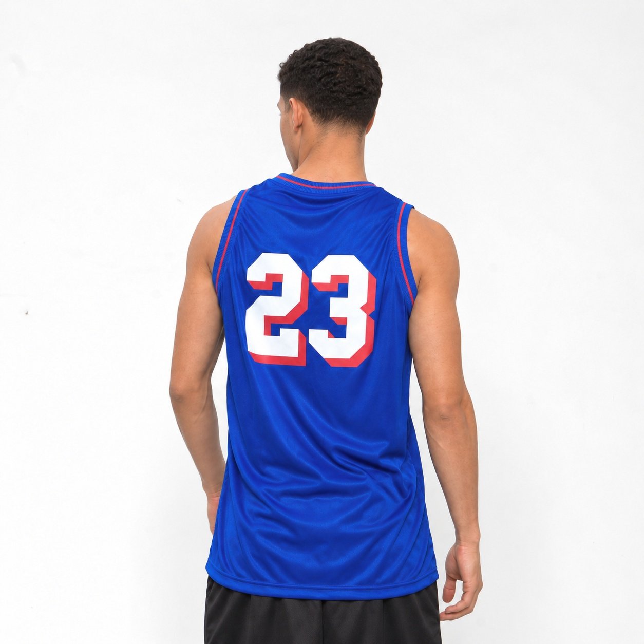 Regata Basquete Masculina M10 Classic Philadelphia 23 Liso-Light - Imagem 6